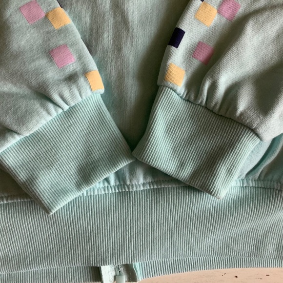 Pusheen the Cat Mint Green full zip hoodie sweatshirt XS - Picture 7 of 8